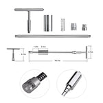 Auto Repair Body Tool Kit PDR Dent Paintless Repair Tools Dent Puller Slide Hammer Reverse Hammer Aluminum Suction Cups for Dent, Without Red T handle