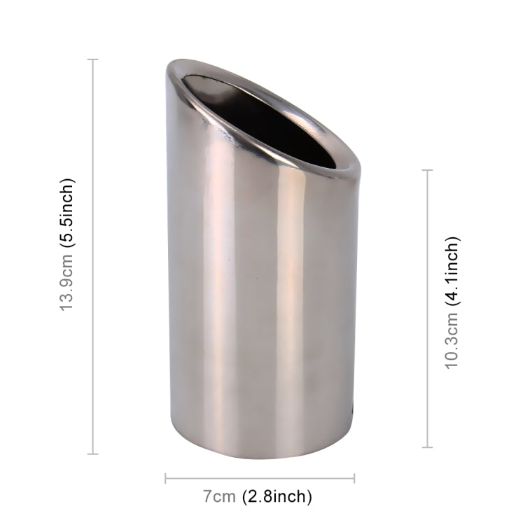 2 PCS Car Styling Stainless Steel Exhaust Tail Muffler Tip Pipe for VW Volkswagen 1.4T Swept Volume, 1.4T