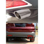 2 PCS Car Styling Stainless Steel Exhaust Tail Muffler Tip Pipe for VW Volkswagen 1.4T Swept Volume, 1.4T