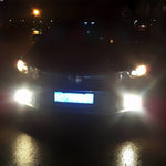 2 PCS P13W DC 12V 5W 250LM Auto Car Fog Lights with 16 SMD-2835 LED Bulbs (White Light), P13W