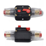 DC 12-24V Car Circuit Breaker Stereo Audio Fuse Holder Insurance 40A Fuse, 40A