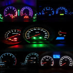 10 PCS 0.5W T4.2 Wedge Instrument Panel LED Light Dashboard Gauge Cluster Indicator Lamp Bulb, 0.5W T4.2