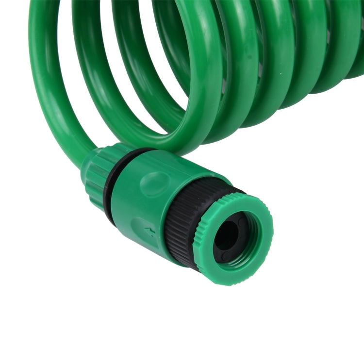Garden Watering Series Spring Tube Hose Telescopic Spiral Pipe with Water Connector Adaptor and Connector, Length: 15m, 15m Telescopic Pipe