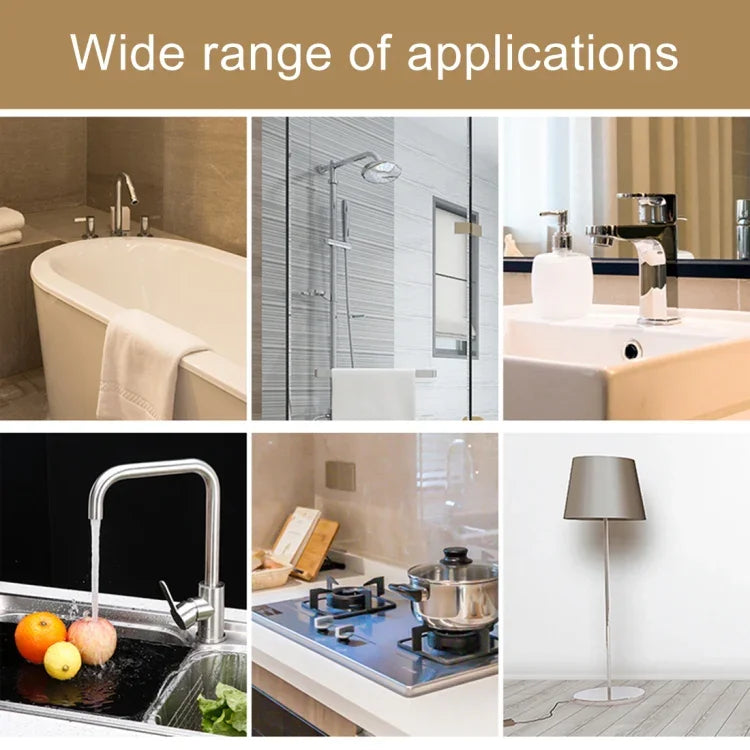 Acrylic Rubber Kitchen and Bathroom Waterproof Moisture-proof Tape Mildew Proof Stickers Size: 5cm x 3m, Thickness: 0.5mm, 5cm x 3m