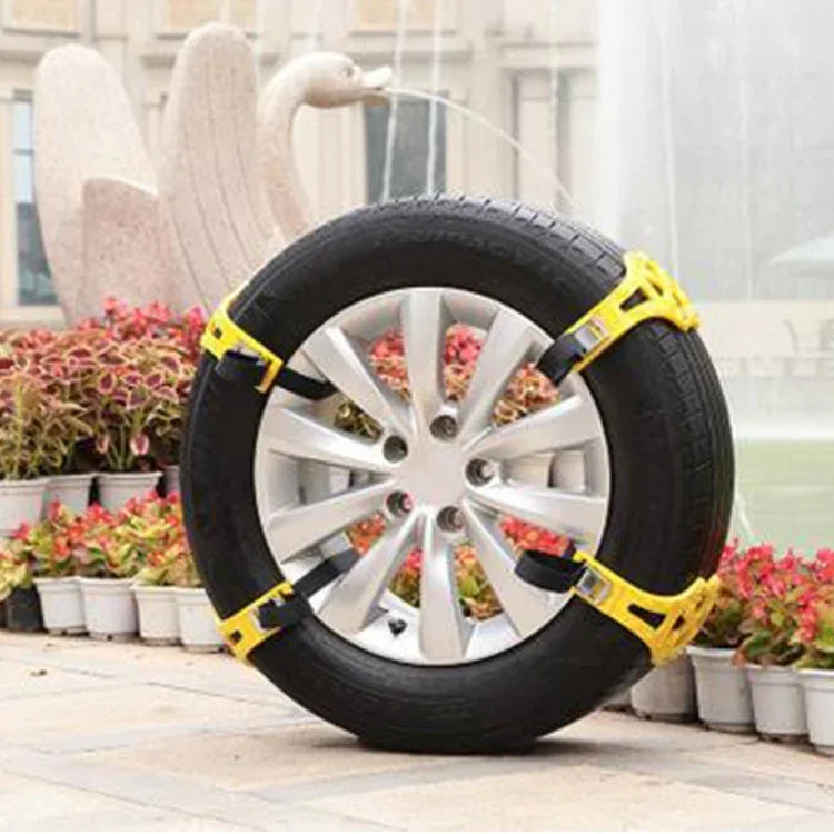 8PCS Car Snow Tire Anti-skid Chains For Family Car, Anti-skid Chains 2, Anti-skid Chains 4