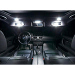 2 PCS White Light Car LED Vanity Mirror Lamp Lights with 18 SMD-3528 Lamps for BMW E60/ E60N/ E61/ E61N/ E90/ E90N/ E91/ E91N/ E92/ E92N/ E70/ E71/ E84/ F25/ X3, For BMW E60