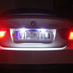 2 PCS License Plate Light with 18  SMD-3528 Lamps for Mercedes-Benz GLK X204 ,2W 120LM, DC12V (White Light), For Benz GLK X204
