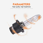 2 PCS D4R 35W 3800 LM 8000K HID Bulbs Xenon Lights Lamps, DC 12V, D4R