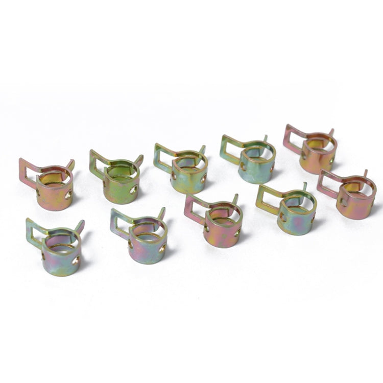 10 PCS 18mm Car Spring Clip Fuel Line Hose Clip Water Pipe Air Tube Clamp Fastener, 10 PCS 18mm