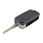 For Mercedes-Benz Car Keys Replacement 1 Button Car Key Case with Foldable Key Blade, 1 Button