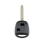 For TOYOTA Car Keys Replacement 2 Buttons Car Key Case with Key Blade, 2 Buttons