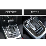 Car Carbon Fiber Gear Position Panel Decorative Sticker for Audi 2010-2018 Q5 / 2009-2016 A4L / 2009-2016 A5, Gear Position For A5
