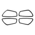 4 PCS Car Carbon Fiber Door Inner Wrist Frame Decorative Sticker for Honda Tenth Generation Civic 2016-2019, Door Inner Wrist Frame