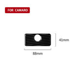 Car Carbon Fiber Glove Box Decorative Sticker for Chevrolet Camaro 2017-2019, Glove Box