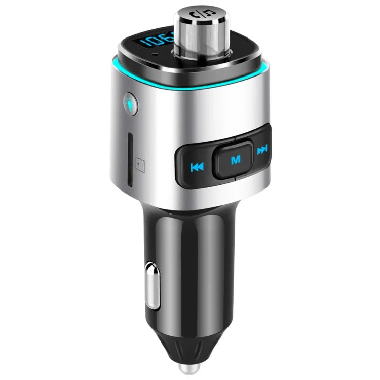BC42 Bluetooth 5.0 Multi-function Car Colorful Atmosphere Lamp MP3 Player, Support TF Card & U Disk & FM, BC42