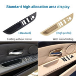 Car Left Front Door Window Lift Switch Trim Panel 51416983705 for BMW E60 2008-2010, Left Driving High Configuration Version, High Configuration Version