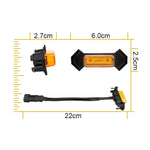 For Toyota Tacoma TRD 2016-2019 5 in 1 Car LED Front Grille Warning Lights, Daytime Running Lights & Wide Lights, 5 in 1