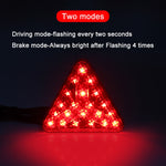 Bicycle / Mountain Bike Y Style Triangle Pilot Light LED Tail Light, Y Style