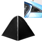 Car Carbon Fiber Rear Triangle Glass Decorative Sticker for Chevrolet Cruze 2009-2015, Left and Right Drive Universal, Rear Triangle Glass