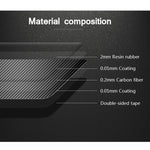 Car Carbon Fiber Rear Triangle Glass Decorative Sticker for Chevrolet Cruze 2009-2015, Left and Right Drive Universal, Rear Triangle Glass