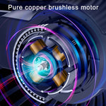Car Vent Fan Multi-function USB Interface LED Lamp Portable Fan, CRP2631A, CRP2631B, CRP2631C, CRP2631D, CRP2631E, CRP2631F