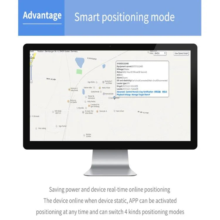 TK600 2G GPS / GPRS / GSM Strong Magnetic Realtime Car Truck Vehicle Tracking GPS Tracker, TK600