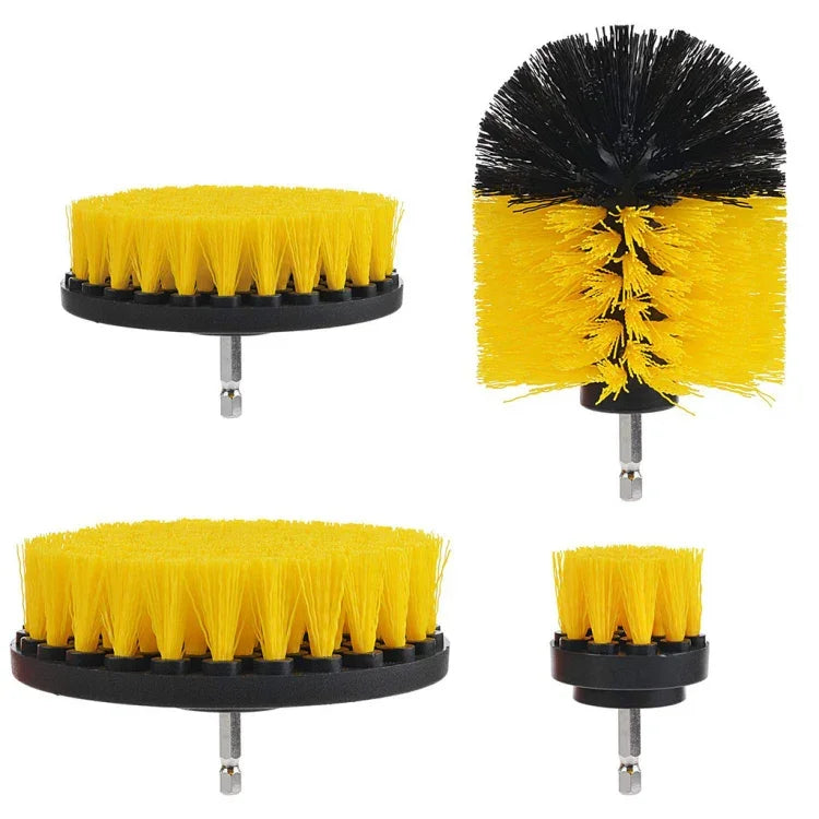 12 in 1 Floor Wall Window Glass Cleaning Descaling Electric Drill Brush Head Set, Random Color Delivery, 12 in 1, Random Color Delivery