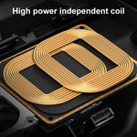 HFC-1050 Car Qi Standard Wireless Charger 10W Quick Charging for Audi A4L 2017-2022, Left Driving, HFC-1050