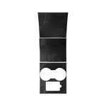 3 PCS Carbon Fiber Car Central Control Decorative Sticker for Tesla Model 3, Central Control