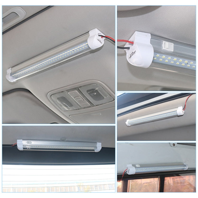 2 PCS ZS-3332 12-85V High Bright 72LEDs RV Dome Light Cabin Light Bar, ZS-3332