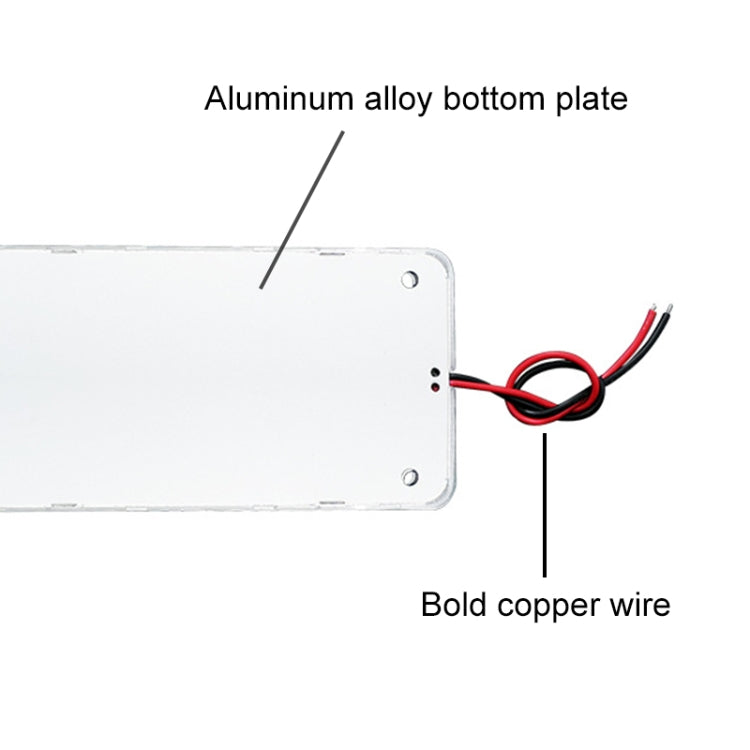 2 PCS ZS-3346 DC24V High Bright 105 COB Lamp Beads Car Dome Light Cabin Light Bar, ZS-3346