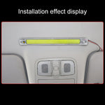 2 PCS ZS-3348 DC12-24V High Bright 84 COB Lamp Beads Car Dome Light Cabin Light Bar, ZS-3348