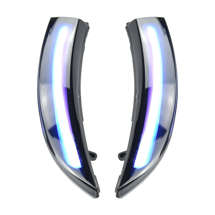 1 Pair For Ford Fiesta 2008-2017 Car Dynamic LED Turn Signal Light Rearview Mirror Flasher Water Blinker, For Ford Fiesta 2008-2017  (Blue)