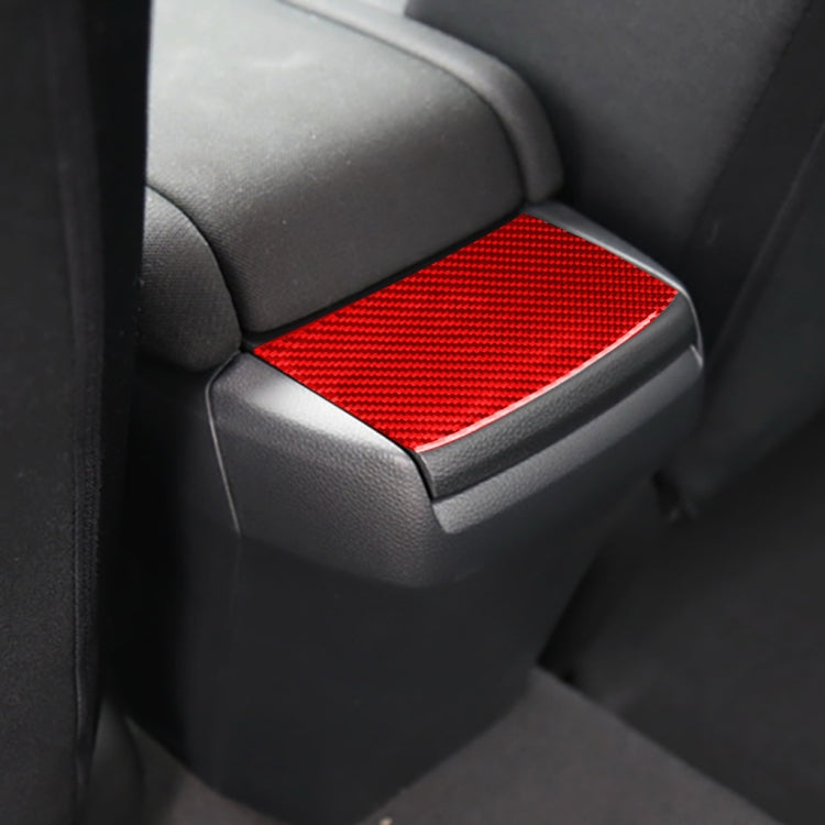 Car Carbon Fiber Rear Debris Cover Decorative Sticker for Honda Tenth Generation Civic 2016-2019, Left and Right Drive Universal, Rear Debris Cover