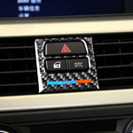 5 PCS Low Matching Carbon Fiber Car Air Outlet Decorative Sticker for BMW E90 / E92 / E93 2005-2012, Low Matching Air Outlet