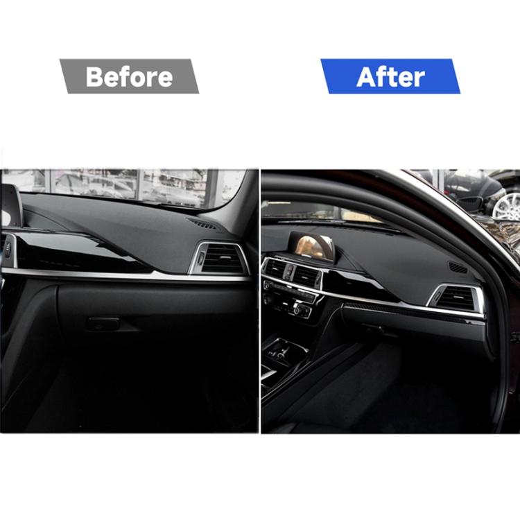 Carbon Fiber Car Copilot Central Control Decorative Sticker for BMW F30 2013-2018 / F34 2013-2018, Sutible for Left Driving, Copilot Central Control