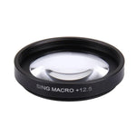 JUNESTAR Proffesional 37mm 12.5X Macro Lens Filter + Lens Protective Cap for GoPro & Xiaomi Xiaoyi Yi Sport Action Camera, 12.5X Macro Lens