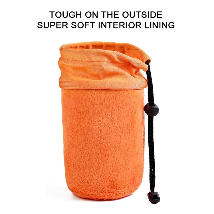SLR Camera Lens Bag Micro Single Lens Bag Lens Inner Bile Bag Waterproof Protective Case Plus Velvet Thickening, Diameter: 8.5cm, height: 10cm, Diameter: 8.5cm, Height: 10cm