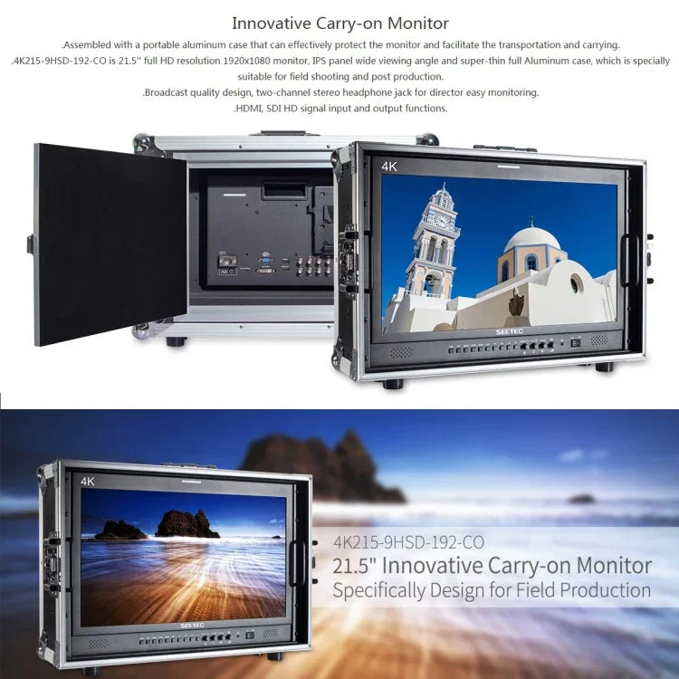 SEETEC 4K215-9HSD-CO 1920x1080 21.5 inch SDI / HDMI Full HD Director Box Camera Field Monitor, 4K215-9HSD-CO