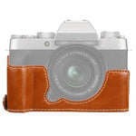 1/4 inch Thread PU Leather Camera Half Case Base for FUJIFILM XT200, For FUJIFILM XT200