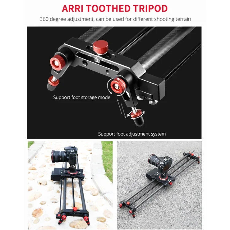 YELANGU L80TC 80cm Electrical Slide Rail Track with 2.4GHz Remote Control for SLR Cameras / Video Cameras, L80TC 80cm