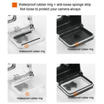 45m Waterproof Housing Protective Case + Touch Screen Back Cover for GoPro NEW HERO /HERO6 /5, with Buckle Basic Mount & Screw, No Need to Remove Lens, Touch Screen (Transparent)