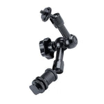 7 inch Adjustable Friction Articulating Magic Arm + Large Claws Clips with Phone Clamp, 7 inch Magic Arm + Claws Clips with Phone Clamp