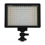 HD-160 White Light LED Video Light on-Camera Photography Lighting Fill Light for Canon, Nikon, DSLR Camera with 3 Filter Plates, HD-160