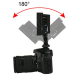 HD-160 White Light LED Video Light on-Camera Photography Lighting Fill Light for Canon, Nikon, DSLR Camera with 3 Filter Plates, HD-160