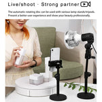 22cm Electric Rotating Display Stand Video Shooting Props Turntable, Load: 50kg, EU Plug, 22cm, EU Plug