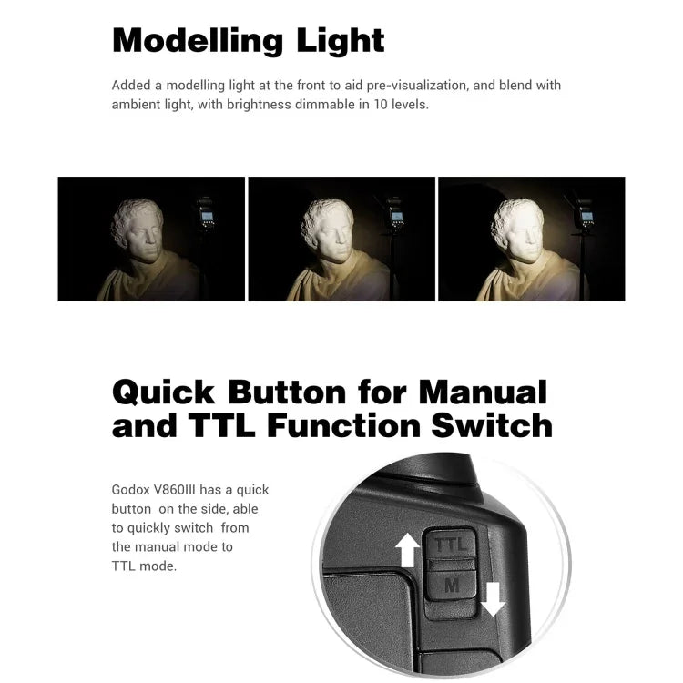 Godox V860 III-N 2.4GHz Wireless TTL II HSS Flash Speedlite for Nikon, V860 III-N for Nikon