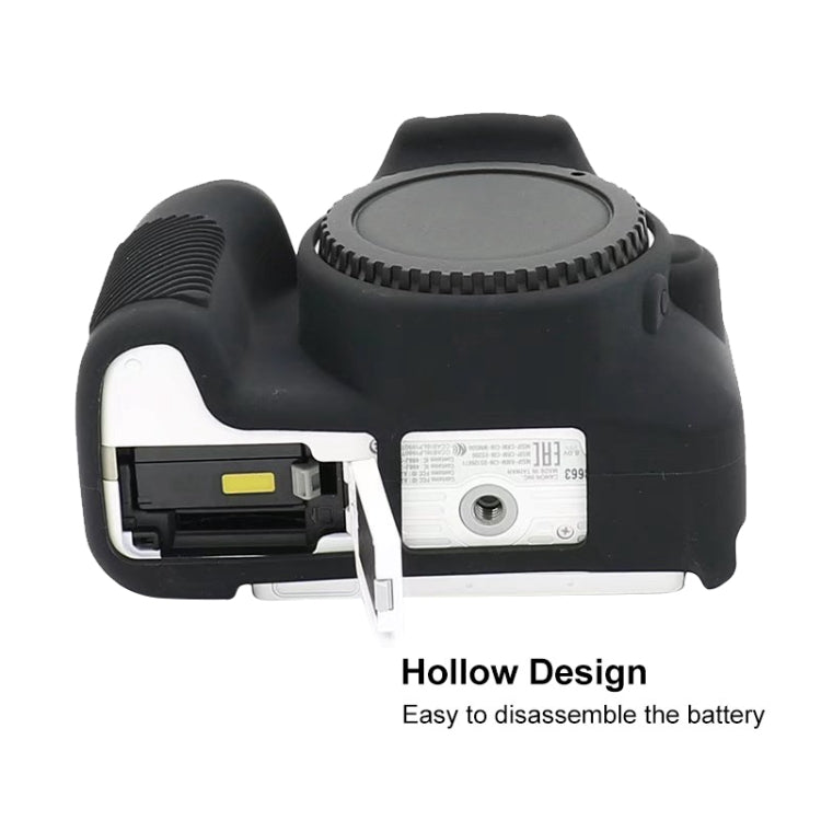 For Canon EOS 200D / EOS 200D Mark II Soft Silicone Protective Case, For Canon EOS 200D, For Canon EOS 200D / EOS 200D Mark II