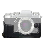 1/4 inch Thread PU Leather Camera Half Case Base for FUJIFILM X-T3/X-T2, For FUJIFILM X-T3