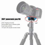 BEXIN QR-02 360 Degree Rotation Quick Release Head Camera Tripod Base Plate, QR-02 360